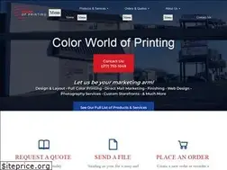 Sites similar to colorworldofprinting.com