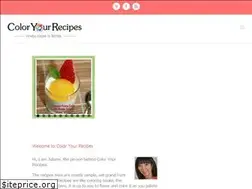 Sites similar to coloryourrecipes.com