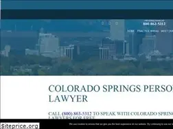 Sites similar to colospringsinjurylawyers.com