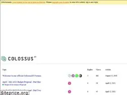 Sites similar to colossuscointalk.org