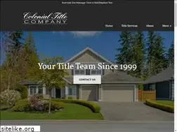 Sites similar to coltitle.com