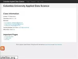 Sites similar to columbia-applied-data-science.github.io