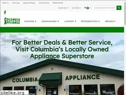 Sites similar to columbiaappliance.com