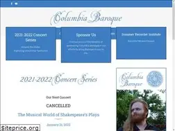 Sites similar to columbiabaroque.com
