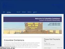 Sites similar to columbiacontainersmt.com