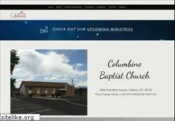 Sites similar to columbinebaptist.org