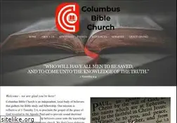Sites similar to columbusbiblechurch.org