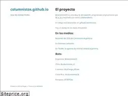 Sites similar to columnistos.github.io
