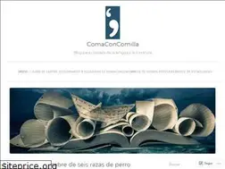 Sites similar to comaconcomilla.wordpress.com