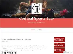 Sites similar to combatsportslaw.com