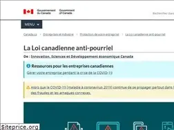 Sites similar to combattrelepourriel.gc.ca