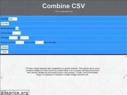 Sites similar to combine-csv.de