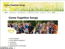 Sites similar to come-together-songs.de