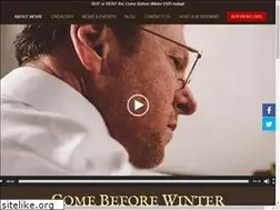 Sites similar to comebeforewintermovie.com