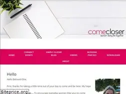 Sites similar to comecloser.org