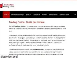 Sites similar to comefaretradingonline.com