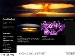Sites similar to comeholyspirit.com