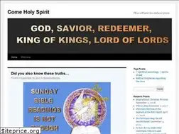 Sites similar to comeholyspirit.wordpress.com