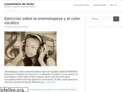 Sites similar to comentariodetexto.com