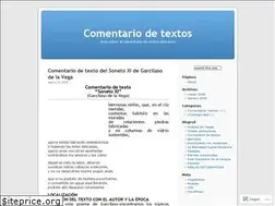Sites similar to comentariotexto.wordpress.com