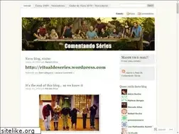 Sites similar to comentaseries.wordpress.com