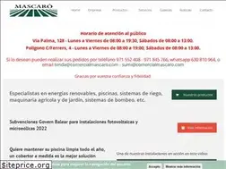 Sites similar to comercialmascaro.com