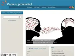 Sites similar to comesipronuncia.it