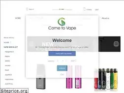 Sites similar to cometovape.com