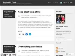 Sites similar to comfortmypeople.wordpress.com
