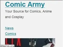 Sites similar to comicarmy.com