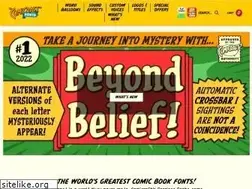Sites similar to comicbookfonts.com