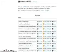 Sites similar to comicsrss.com