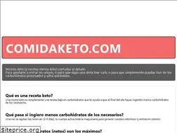Sites similar to comidaketo.com