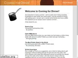 Sites similar to comingfordinner.com