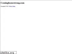 Sites similar to cominghomestrong.com