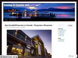 Sites similar to comingtocanadaeh.wordpress.com