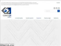 Sites similar to comite21quebec.org