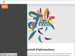 Sites similar to comitedesfetes.org