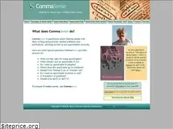 Sites similar to commasense.co.uk
