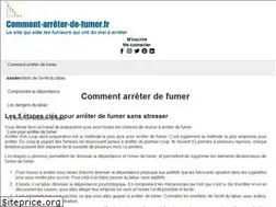 Sites similar to comment-arreter-de-fumer.fr