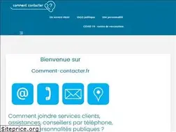 Sites similar to comment-contacter.fr