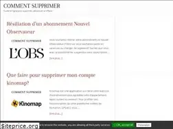 Sites similar to comment-supprimer.info