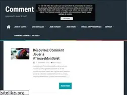 Sites similar to commentjouer.fr