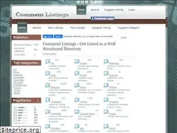 Sites similar to commentlistings.com