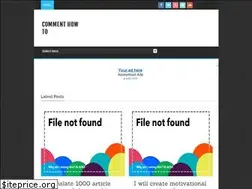 Sites similar to commentyhowto.blogspot.com
