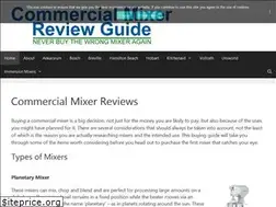 Sites similar to commercialmixerreviewguide.com