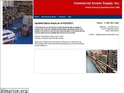 Sites similar to commercialscreen.com