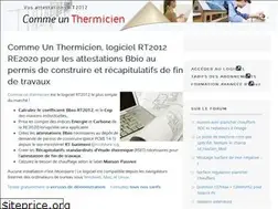 Sites similar to commeunthermicien.fr