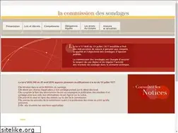Sites similar to commission-des-sondages.fr