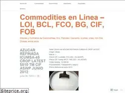 Sites similar to commoditiesenlinea.wordpress.com